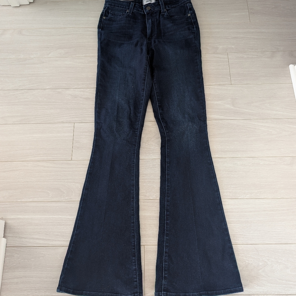 PAIGE Black Flare Jeans